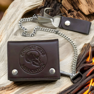 Trifold Biker Wallet w/Chain