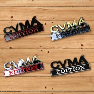 CVMA Edition emblems in all four colors