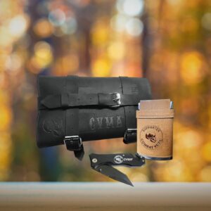 CVMA road bag kit in the woods