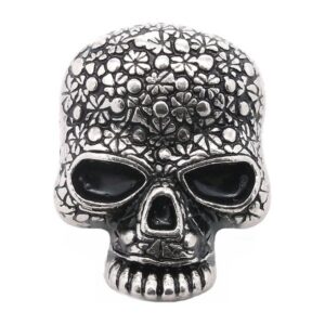 Floral Skull snap