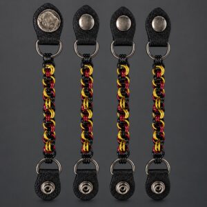 Buffalo Nickel Vest Extenders (1 Decorative Snap), full set of 4