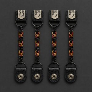 POW MIA Vest Extenders (4 Decorative Snaps), full set of 4