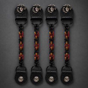 USMC Eagle, Globe and Anchor Vest Extenders (4 Decorative Snaps), full set of 4
